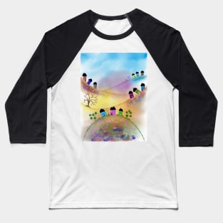 Houses on the Hills Baseball T-Shirt